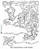 Coloring Bambi Pages Animal Friends Printable sketch template