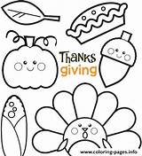 Thanksgiving Coloring Cute Printable Sheets Pages Color Print Paper Thankful Getcolorings Fall Info sketch template