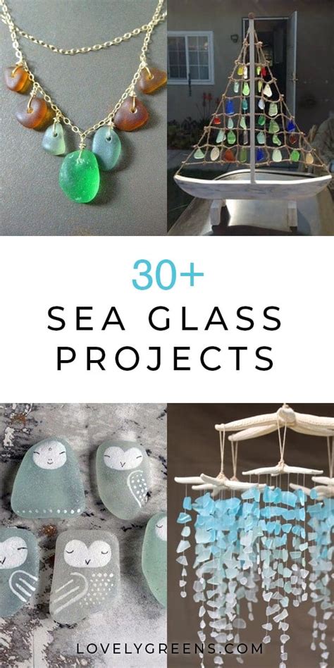 30 Creative Sea Glass Ideas And Diy Projects Lovely Greens
