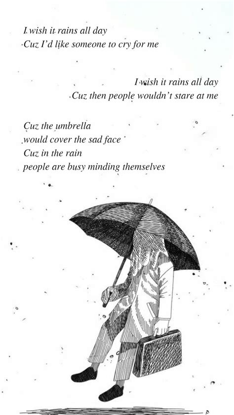 forever rain by bts rm lyrics wallpaper follow my ig for the most