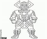 Galactus Coloring Villain Pages Humanoid Supervillains Super Spiderman Punisher Shocker Printable Scorpion sketch template