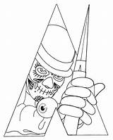 Coloring Pages Dia Los Wenchkin Clockwork Yuccaflatsnm Skull Adult sketch template