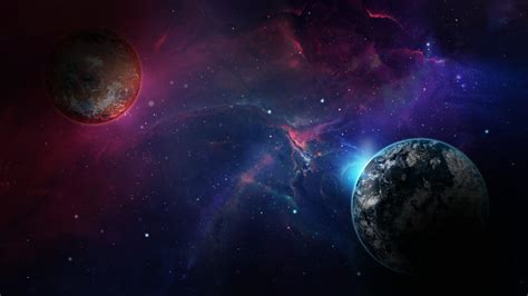 exoplanets  nebulae  background  uhd wallpaper