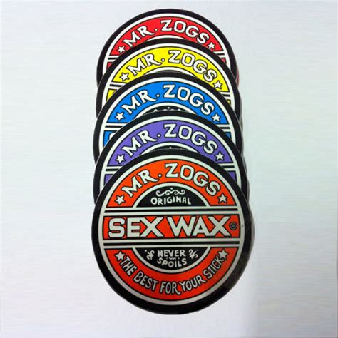 4 X Mr Zogs Sex Wax Stickers 3 Surf Stickers St Vedas