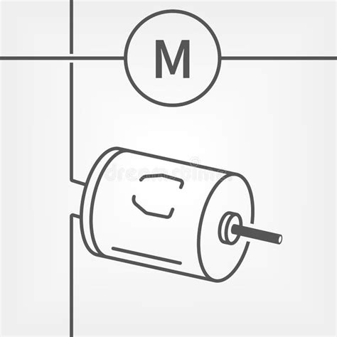 electric motor icon  symbol stock illustration illustration  illustration ampere