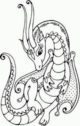 Coloring Dragon Pages Cute Animal Female Printable Dragons Sheets Printables Choose Board Kids Adults Mandala Letscolorit sketch template