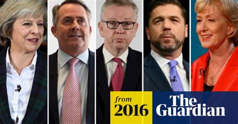 Conservative Leadership Race Who Are The Five Candidates