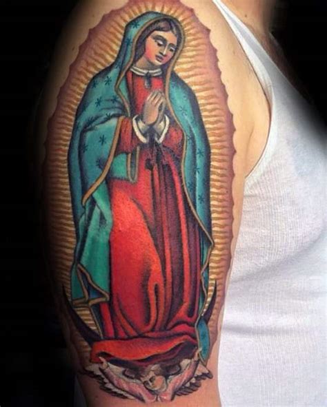[38 ] Virgen De Guadalupe Tatuaje Para Mujer