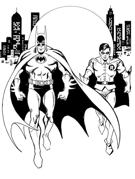 batman  robin coloring page batman coloring pages superhero