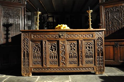 a magnificent and outstanding 15th century carved oak