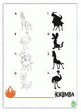 Coloring Khumba Dinokids Movie sketch template