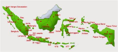 daftar 34 nama provinsi di indonesia dan ibukota lengkap dari sabang