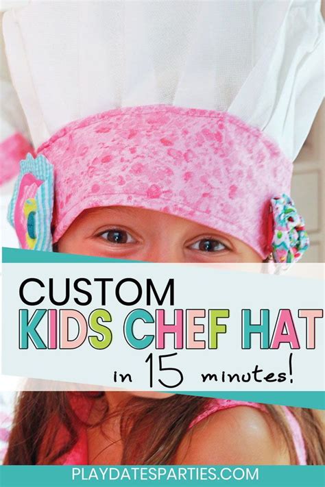 adorable kids chef hat easy crafts chef hats