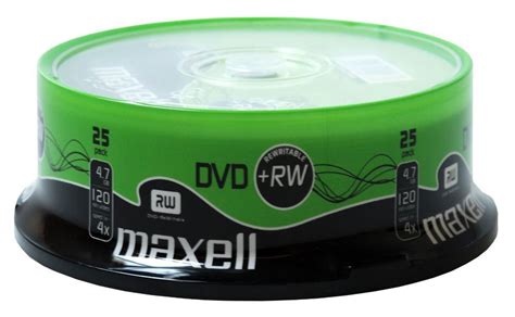 Details About Maxell Dvd Rw 4 7gb 4x Speed 120min Rewritable Dvd Discs