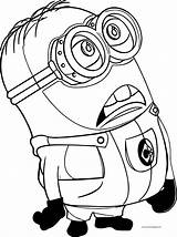 Minion Coloring Pages Wecoloringpage Girl Cartoon sketch template