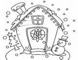 Colorare Natalizio Paesaggio Disegni Natale Colorati Feste sketch template