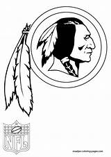 Redskins Coloring Pages Washington Nfl Logo Clipart Clip Horseshoe Colouring Wedding Print Silhouette Football Browser Window sketch template