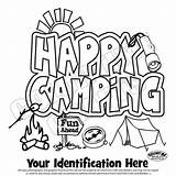 Camping Coloring Pages Scout Girl Scouts Happy Color Printable Activities Kids Party Colouring Slumber Birthday Print Cool Crafts Popular Adults sketch template