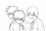 Coloring Hero Academia Pages Popular sketch template
