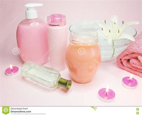 spa hair mask tonic essences liquid soap stock photo image  essence