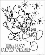 Coloring Pages Year Years Disney Kids Toddlers Printable Sheets Color Happy Cool2bkids Donald Coloringpagesonly Printables Duck Online Print Cartoon Christmas sketch template