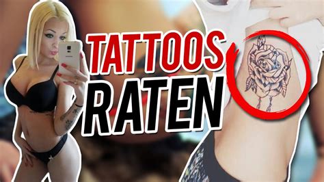 youtuber tattoos erraten youtube