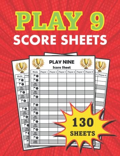 play  card game score sheets  score pages  playing  golf