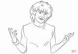 Zoey 101 Coloring Logan Reese Pages Popular Drawing sketch template