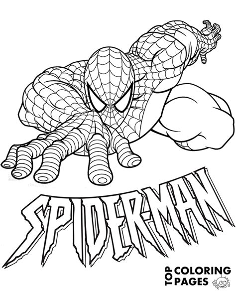 amazing spiderman coloring page  print topcoloringpagesnet