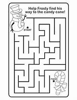 Maze Christmas Printable Mazes Coloring Pages Easy Children Kids Christian Activity Preschoolers Candy Print Games Sheknows Sheets Preschool Clipart Printables sketch template
