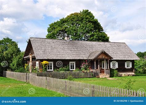 country house stock photo image   scene green