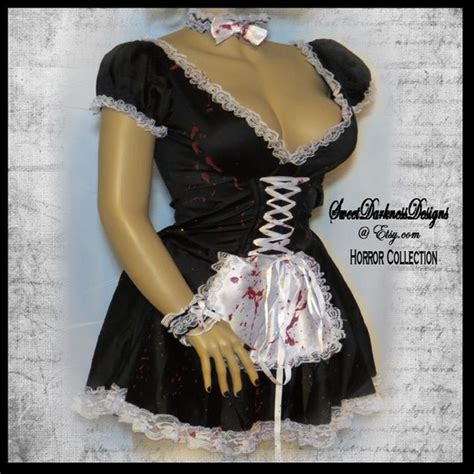 Sexy Maid Costume French Maid Costume By Sweetdarknessdesigns