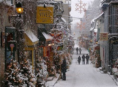 Christmas City Cold December Snow Image 248766 On