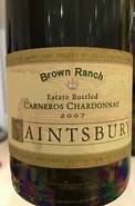 Image result for Saintsbury Chardonnay Brown Ranch. Size: 122 x 185. Source: www.cellartracker.com