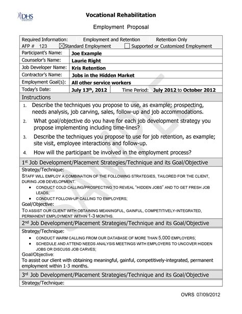 department proposal template proposal templates work proposal