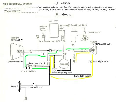 kawasaki motorcycle cc wiring diagram  faceitsaloncom