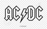 Acdc Transparent Nicepng Logos Cliparts Vhv Pikpng sketch template