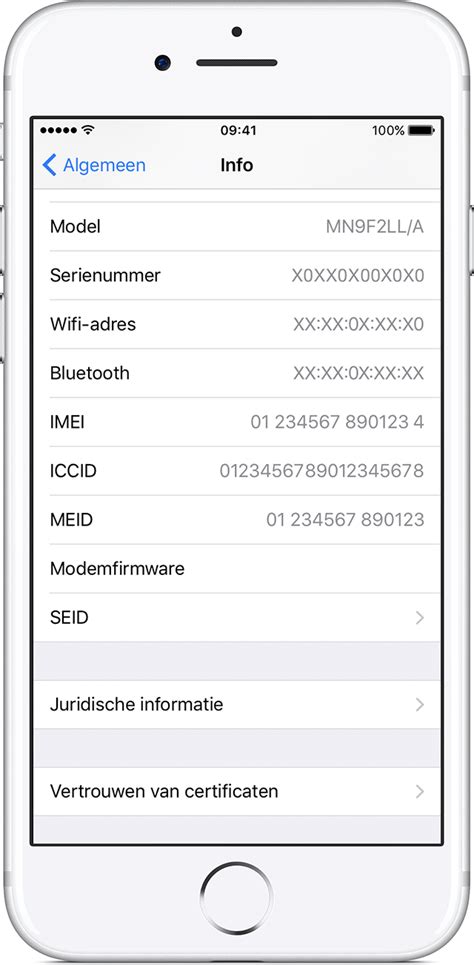 het serienummer  imei nummer op een iphone ipad  ipod touch vinden apple support