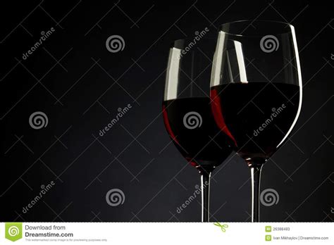 Red Wine Glass Silhouette Stock Image Image Of Alcohol