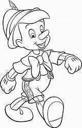 Pinocchio Pages Colouring Coloring Popular sketch template