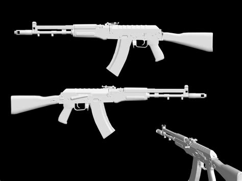 ak pack models guns rifles gamebanana