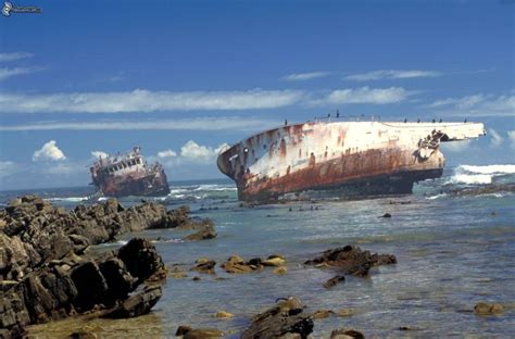 abandoned ships floating  sea
