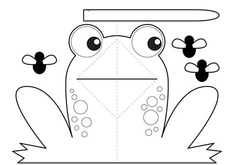 frog craft  activities  homeschool frogs  kids pop  card