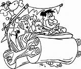 Coloring Flintstones Pages Wecoloringpage Fred Jericho Car Family Jetsons Printable Color Sheets Print Posadas Las Cartoon Book Joshua Kids Battle sketch template