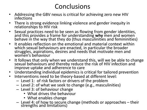 Ppt Linking Gender Based Violence And Hiv Powerpoint Presentation