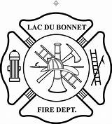 Fire Maltese Cross Firefighter Department Vector Clipart Logo Dept Rescue Badge Coloring Station Clip Seal Symbols Shield Cliparts Blank Firefighters sketch template