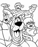 Doo Scooby Coloring Pages Mummy Books Topcoloringpages Characters sketch template