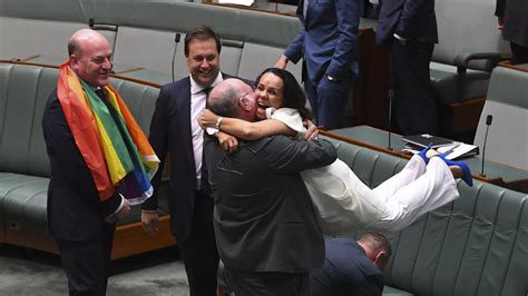 the moment same sex marriage is made official in australia