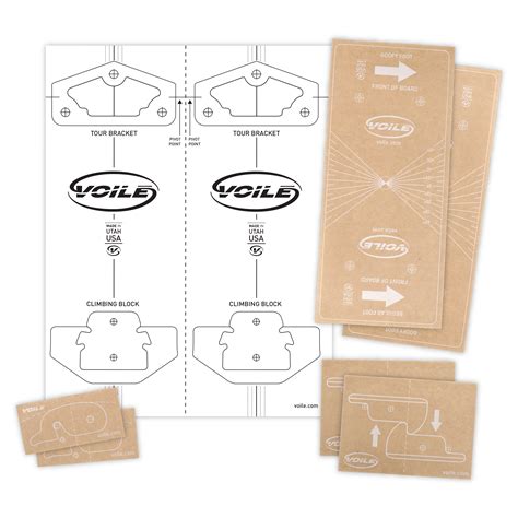 voile mounting template sticker pack diy voile