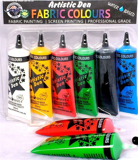 permanent fabric paint setnon toxic safe  kidsfabric paint supply